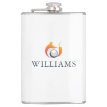 Fox Moderna E Bola De Golfe Nome Personalizado