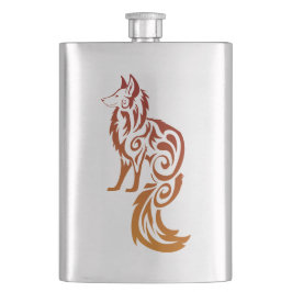 Cantil Fox tribal vermelho Kitsune de Firey