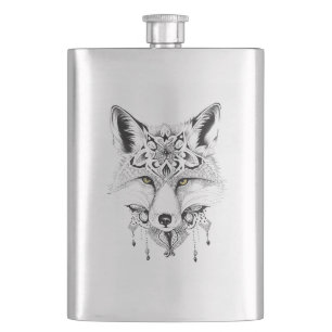 Cantil Fox Wild Animal Nature Ilustração Arte