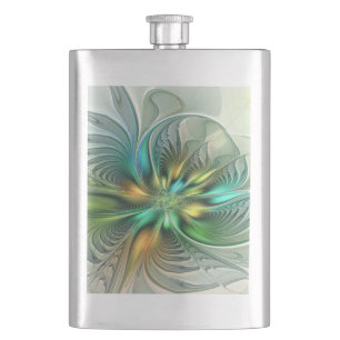 Cantil Fractal de Flor Moderna de Fantasy Abstrato
