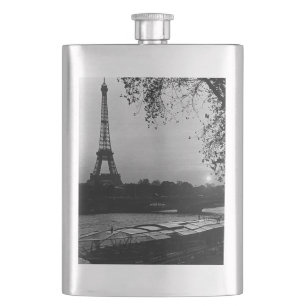 Cantil França vintage Paris torre Eiffel pôr do sol