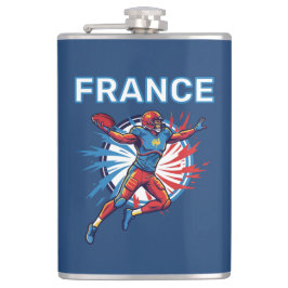 Cantil France Football Dynamic Quarterback Patriotic Art