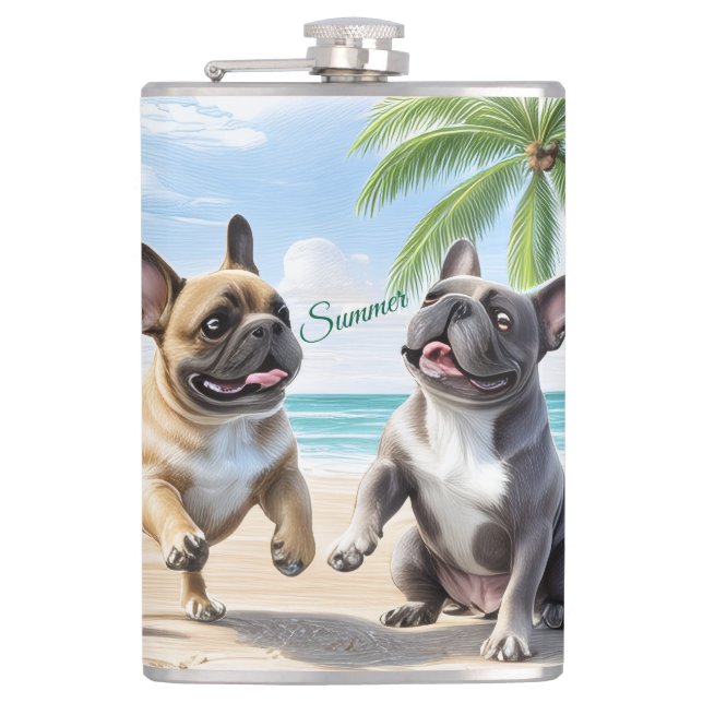 Cantil Französische Bulldoggen Strand French Bulldog (Frente)