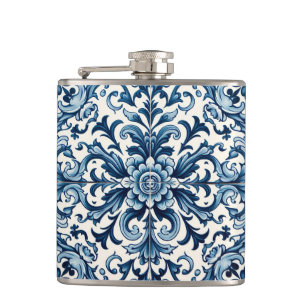 Cantil Frasco azul de azulejo português