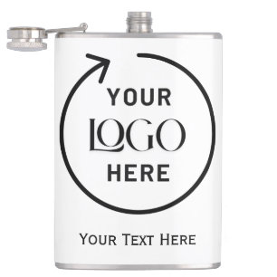 Cantil Frasco com Logotipo Quadrado Personalizado