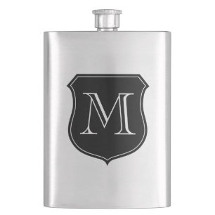 Cantil Frasco de aço inoxidável monograma personalizado