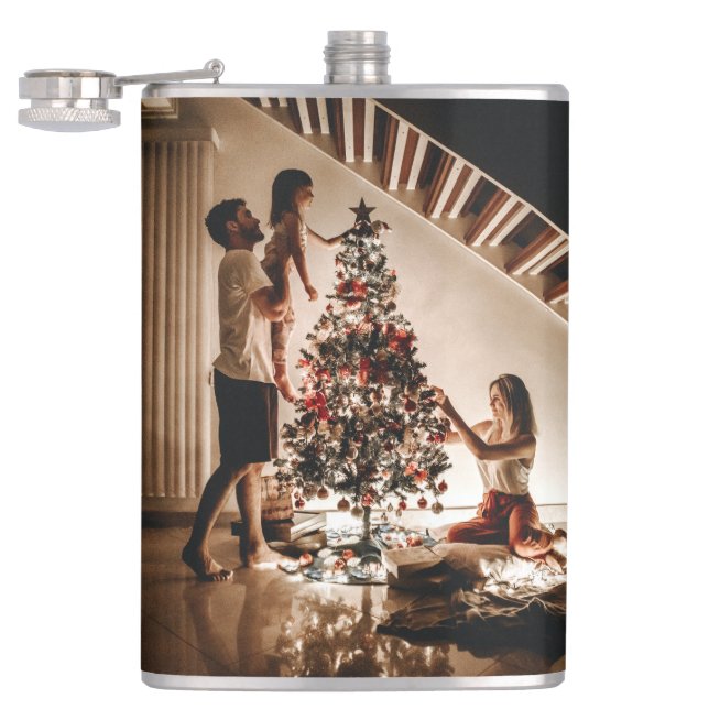 Cantil Frasco de Cerveja com Monograma Personalizado (Aberto)