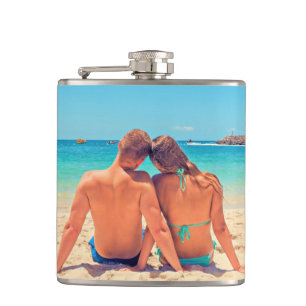 Cantil Frasco de Foto de Casal Personalizado