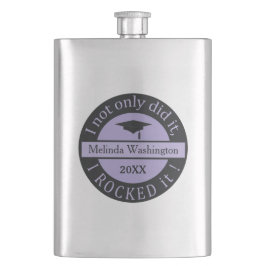 Cantil Frasco de graduação com nome personalizado e ano