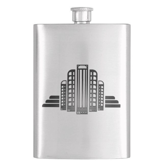 Cantil Frasco de Prata Simply Deco (Frente)