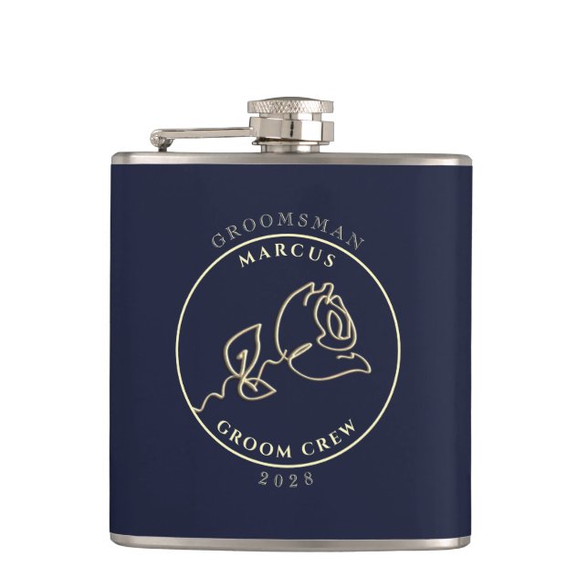 Cantil Frasco de Presente Personalizado para Padrinhos (Frente)