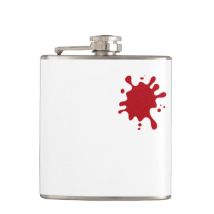 Cantil Frasco de respingo vermelho personalizável 180 ml