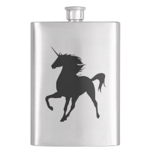 Cantil Frasco de Silhuette Unicorn Preto