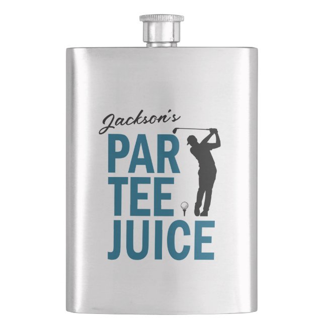 Cantil Frasco de Suco de Par Tee Engraçado Personalizado (Frente)