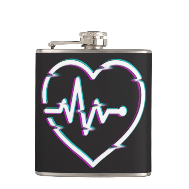 Cantil Frasco de verificação cardíaca molhado de vinilo (Frente)