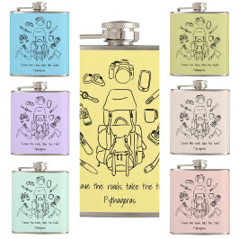 Cantil Frasco de Vinilo de Hiking Inspiracional