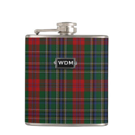 Cantil Frasco de Xadrez MacLean Tartan monograma