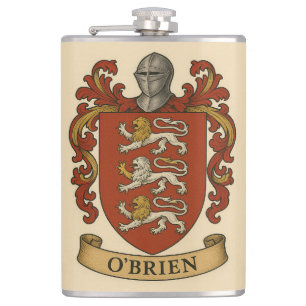 Cantil Frasco do Brasão de Armas O'Brien