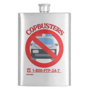 Cantil frasco engraçado "COPBUSTERS 2"