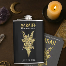 Cantil Frasco Envolvido em Vinil Mystic Gold para Despedi