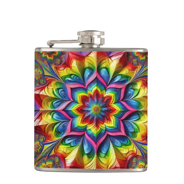 Cantil Frasco especial com design de cores LGBTQ (Frente)