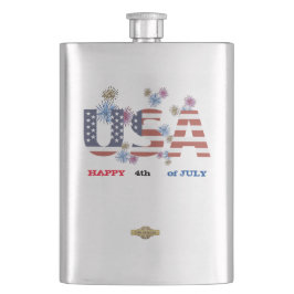 Cantil frasco "FELIZ 4 DE JULHO"