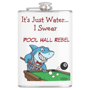 Cantil Frasco Líquido Funny Billiards Shark Rebel