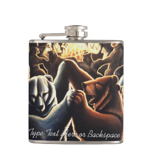 Cantil Frasco para animais de festa - Frasco de bebida pe