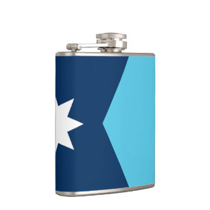 Cantil Frasco patriótico com a bandeira de Minnesota, EUA