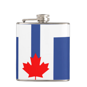 Cantil Frasco patriótico com a Bandeira de Toronto, Canad