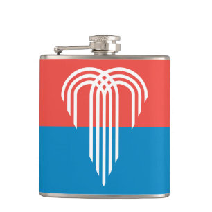Cantil Frasco Patriótico com Bandeira de Kansas City