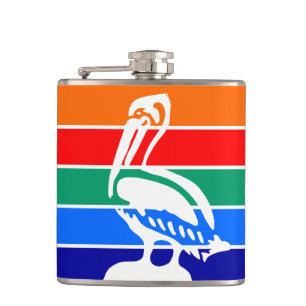 Cantil Frasco Patriótico com Bandeira de Ruas. Petersburg
