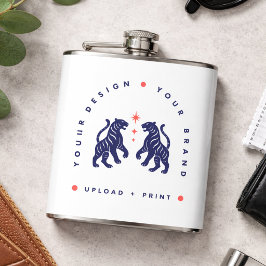 Cantil Frasco Personalizado 180ml | Upload do Seu Design 