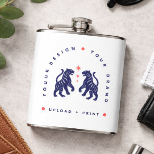 Cantil Frasco Personalizado 180ml   Upload do Seu Design 