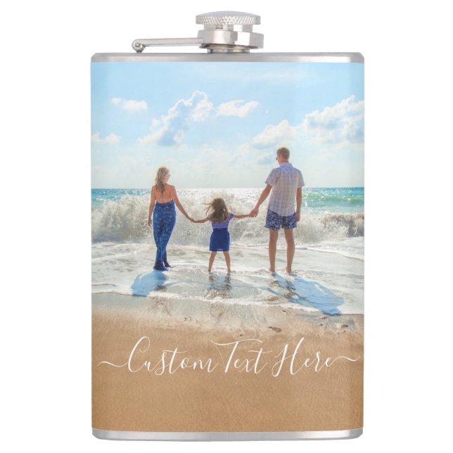Cantil Frasco Personalizado com Foto e Texto (Frente)