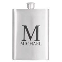 Frasco Personalizado com Monograma e Nome Masculin