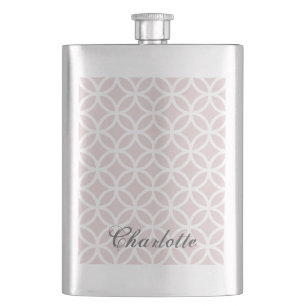 Cantil Frasco Personalizado de Padrão de Diamante Rosa