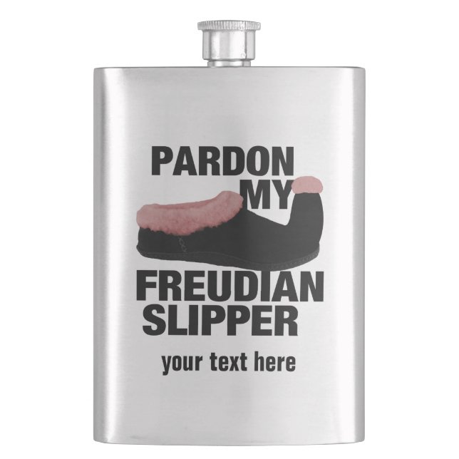Cantil Frasco personalizado de Slipper Freudiano (Frente)