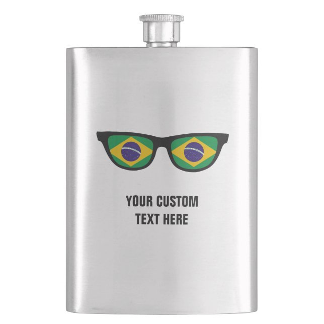 Cantil Frasco personalizado de tons brasileiros (Frente)
