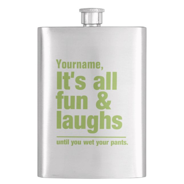 Cantil Frasco personalizado FUN & LAUGHS (Frente)