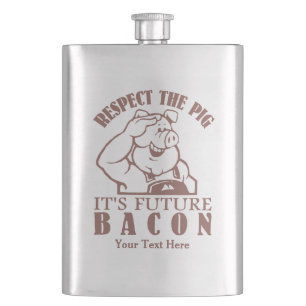 Cantil Frasco personalizado PIG-BACON