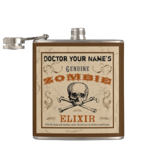 Cantil Frasco Personalizável do Zombie Elixir