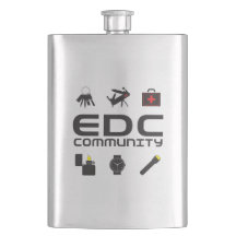 Frasco SS - Logotipo EDCC em preto com cores