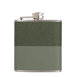 Cantil Frasco Verde de Moss Texturizado com Design de Div