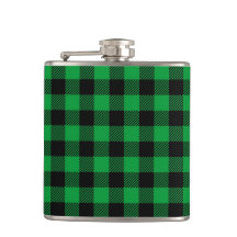 Frasco verde Xadrez de Vinilo