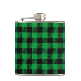 Cantil Frasco verde Xadrez de Vinilo