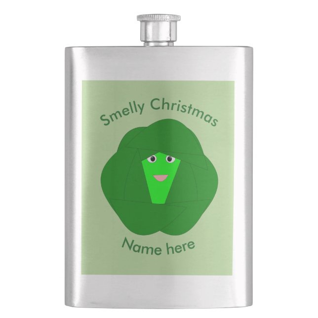 Cantil Frascos de Sprout de Bruxelas de Natal melancólico (Frente)