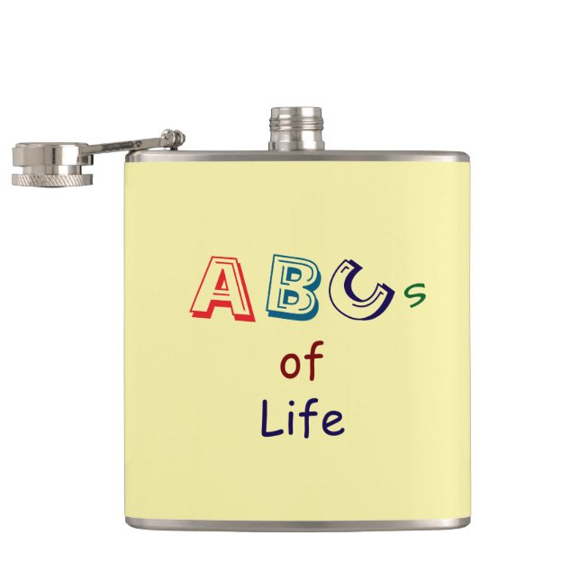 Cantil Frascos de Vinil dos ABCs da Vida (Aberto)