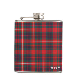 Cantil Fraser de Lovat Clan Tartan Monograma