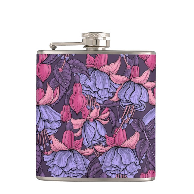 Cantil Fúcsia em rosa e violeta (Frente)